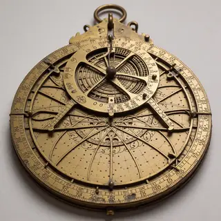 A medieval astrolabe with accurate rete, tympan, and engrave