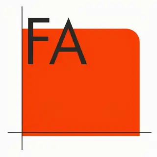 A graphic design composition with background #FAFAFA (near-w