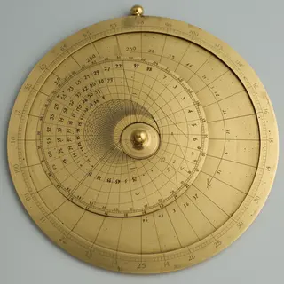 A medieval astrolabe with accurate rete, tympan, and engrave