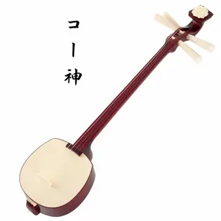 A traditional Japanese shamisen instrument with accurate thr