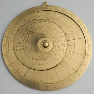 A medieval astrolabe with accurate rete, tympan, and engrave