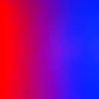 A smooth gradient on a wall going from #FF0000 (red) on the 
