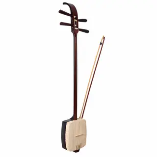 A traditional Japanese shamisen instrument with accurate thr