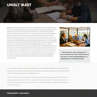 A newsletter layout with a banner image header, a two-column