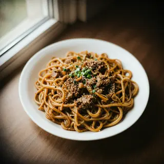 A food photograph shot from above at 35mm f/2.8 with natural