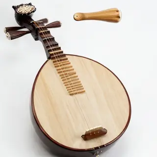 A traditional Japanese shamisen instrument with accurate thr