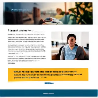 A newsletter layout with a banner image header, a two-column