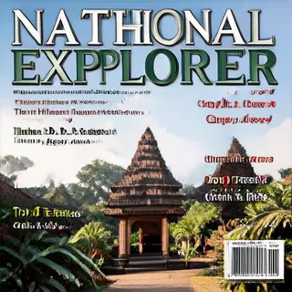 A magazine cover titled 'NATIONAL EXPLORER' with cover lines
