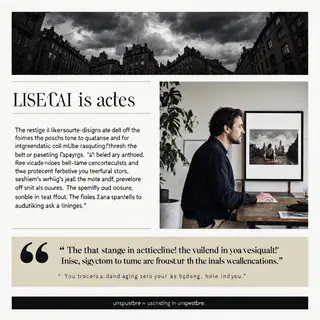 A newsletter layout with a banner image header, a two-column