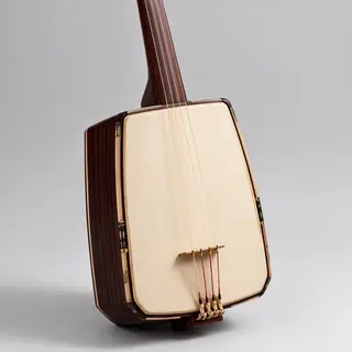 A traditional Japanese shamisen instrument with accurate thr