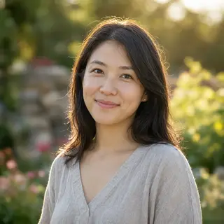 A portrait shot at 85mm f/1.4 with creamy bokeh background, 
