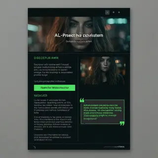 A newsletter layout with a banner image header, a two-column
