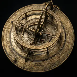 A medieval astrolabe with accurate rete, tympan, and engrave