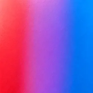 A smooth gradient on a wall going from #FF0000 (red) on the 