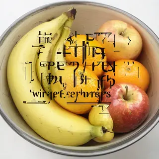 A fruit bowl containing exactly 3 bananas, 4 oranges, and 2 