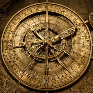 A medieval astrolabe with accurate rete, tympan, and engrave