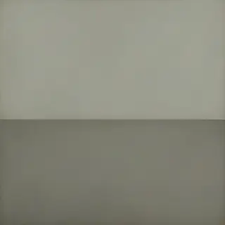 A still life painted in anxious minimalism — sparse composit