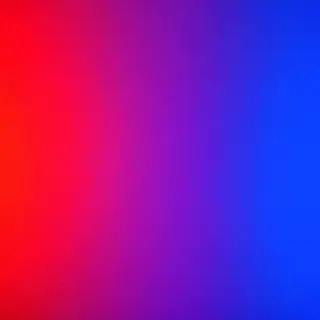 A smooth gradient on a wall going from #FF0000 (red) on the 