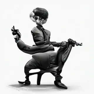 A cellist seated with correct posture, legs around the instr