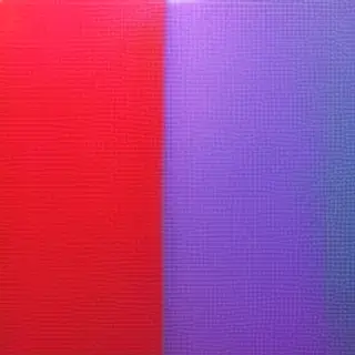 A smooth gradient on a wall going from #FF0000 (red) on the 