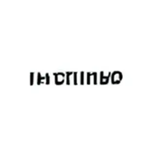 A single large word 'HELLO' centered on a white background