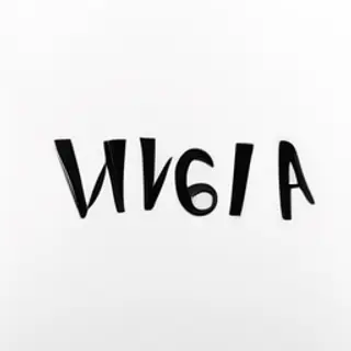 A single large word 'HELLO' centered on a white background