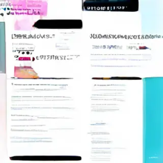 A newsletter layout with a banner image header, a two-column