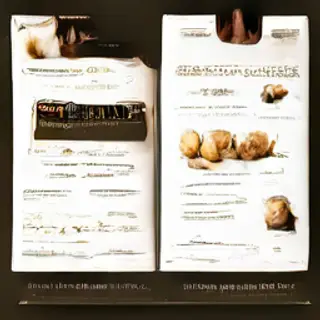 A restaurant menu layout with a logo header, three category 