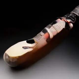 A traditional Japanese shamisen instrument with accurate thr