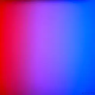 A smooth gradient on a wall going from #FF0000 (red) on the 