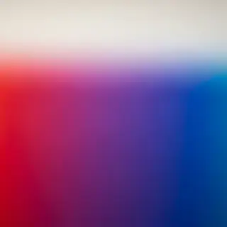A smooth gradient on a wall going from #FF0000 (red) on the 