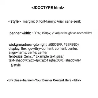 A horizontal banner with a gradient from #00C9FF (cyan) on t