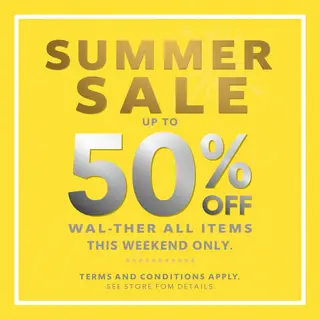 A poster with headline 'SUMMER SALE' in large bold text, bod