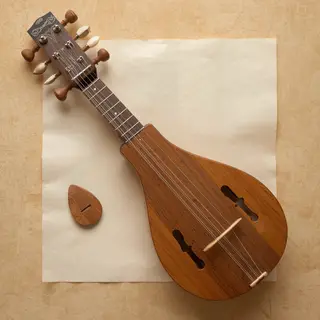 A traditional Japanese shamisen instrument with accurate thr