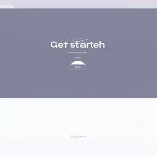 A landing page design with a hero header image at the top, a