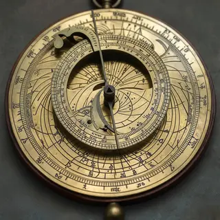 A medieval astrolabe with accurate rete, tympan, and engrave