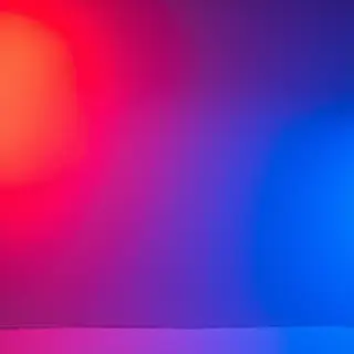 A smooth gradient on a wall going from #FF0000 (red) on the 